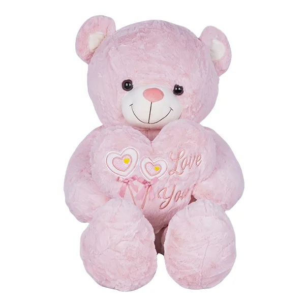 عروسک خرس بزرگ قلب به دست 1 متری
