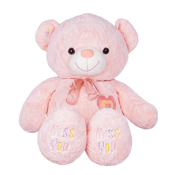 عروسک خرس بزرگ قلب به سینه 120 سانتی متری