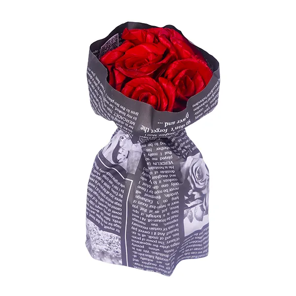 دسته گل رز کاغذی