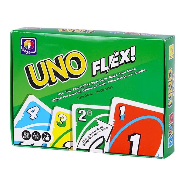بازی فکری اونو فلکس 120 کارتی بردیا uno flex