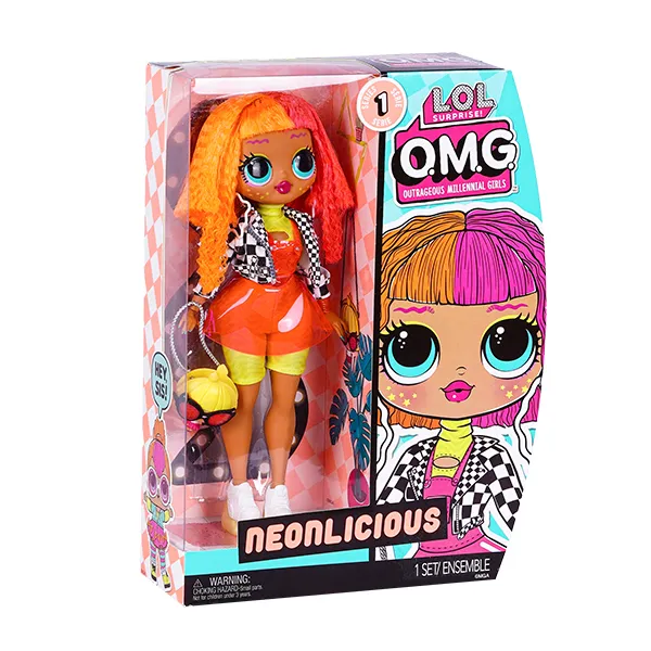 عروسک LOL Surprise سری 1 O.M.G مدل NEONLICIOUS