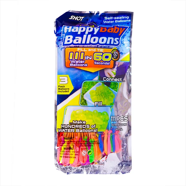 بادکنک آبی مدل happy baby balloons