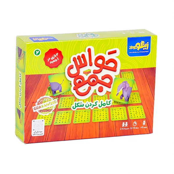 بازی فکری حواس جمع کامل کردن شکل