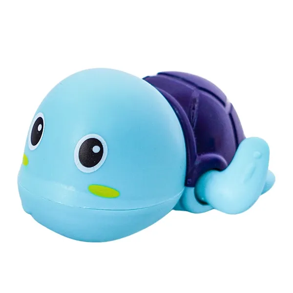 اسباب بازی حمام لاک پشت کوکی Qinyi Toys آبی رنگ