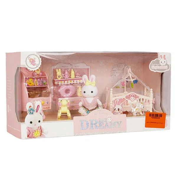عروسک خرگوش با اتاق کودک dreamy