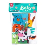 کتاب پارچه ای دم دار حیوانات مزرعه نوزادی