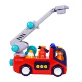 اسباب بازی ماشین آتش نشانی موزیکال هولی تویز Hola Toys مدل E8998_اسباب بازی ماشین