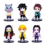 اکشن فیگور انیمه Demon Slayer ست 6 عددی