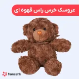 عروسک خرس راس قهوه ای