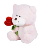 عروسک خرس ولنتاین گل قلبی