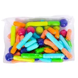 قطعات ساختنی طرح مگنت مدل MAGNETIC STICKS مجموعه 64 عددی
