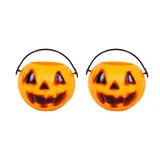 سطل دسته کدو هالووین کوچک