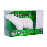 فیگور حیوانات وحشی جعبه دار مدل خرس سفید