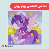 نقاشی الماسی مدل پونی