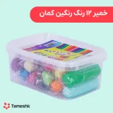 خمیر 12 رنگ رنگین کمان