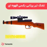 تفنگ تیر پرتابی بکسی قهوه ای