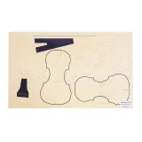 پازل چوبی سه بعدی طرح ویلون سل