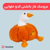 عروسک غاز بالشتی کدو حلوایی
