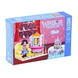 لگو پرنسس WINDSOR لباس آبی به همراه مبل وارداتی دارای 49 قطعه کد QL2001برندZHE GAO