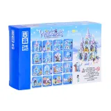 لگو پرنسس WINDSOR لباس آبی به همراه مبل وارداتی دارای 49 قطعه کد QL2001برندZHE GAO