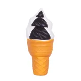 اسکویشی بستنی قیفی دو رنگ