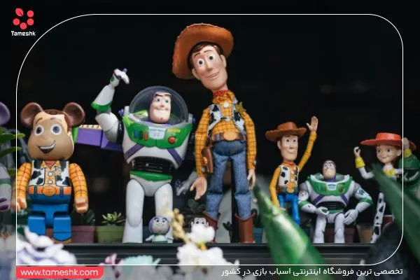 شخصیت های داستان اسباب بازی به شکل اسباب بازی