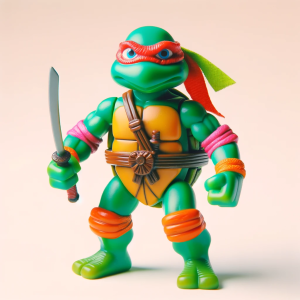 تصویر یک نینجا در دهه 1980