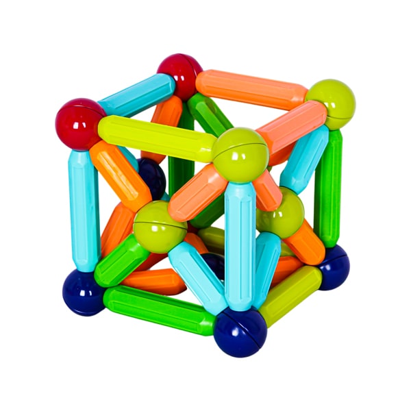 ساختنی طرح مگنت مدل MAGNETIC STICKS مجموعه 64 عددی