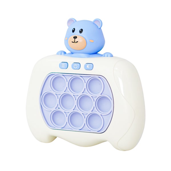 پاپیت گیم طرح خرس بنفش چراغدار موزیکال Popit Game